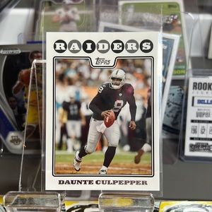 Daunte Culpepper beautiful Oakland raiders card mint!